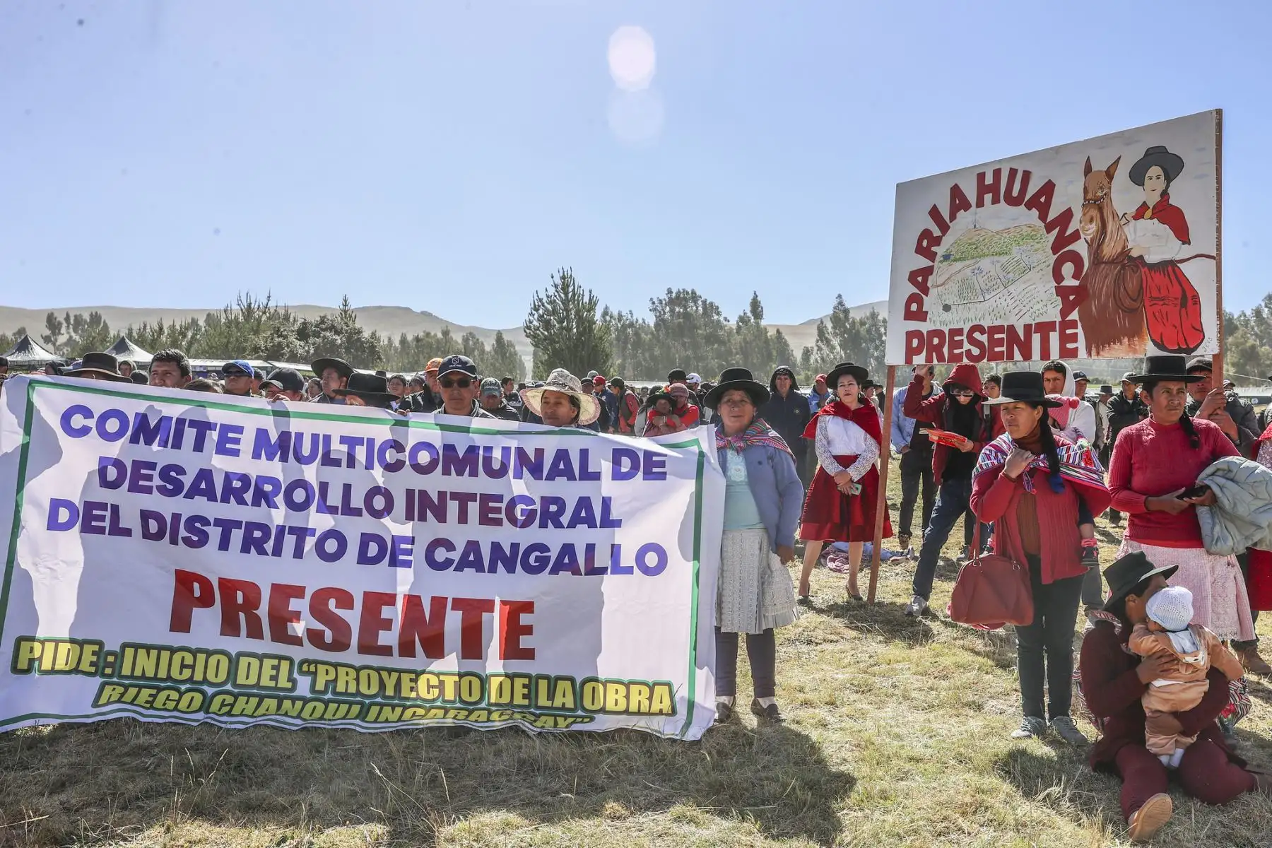 Presidenta Dina Boluarte sostuvo encuentro con agricultores de Sachabamba, en Ayacucho.
Foto: ANDINA/Prensa Presidencia