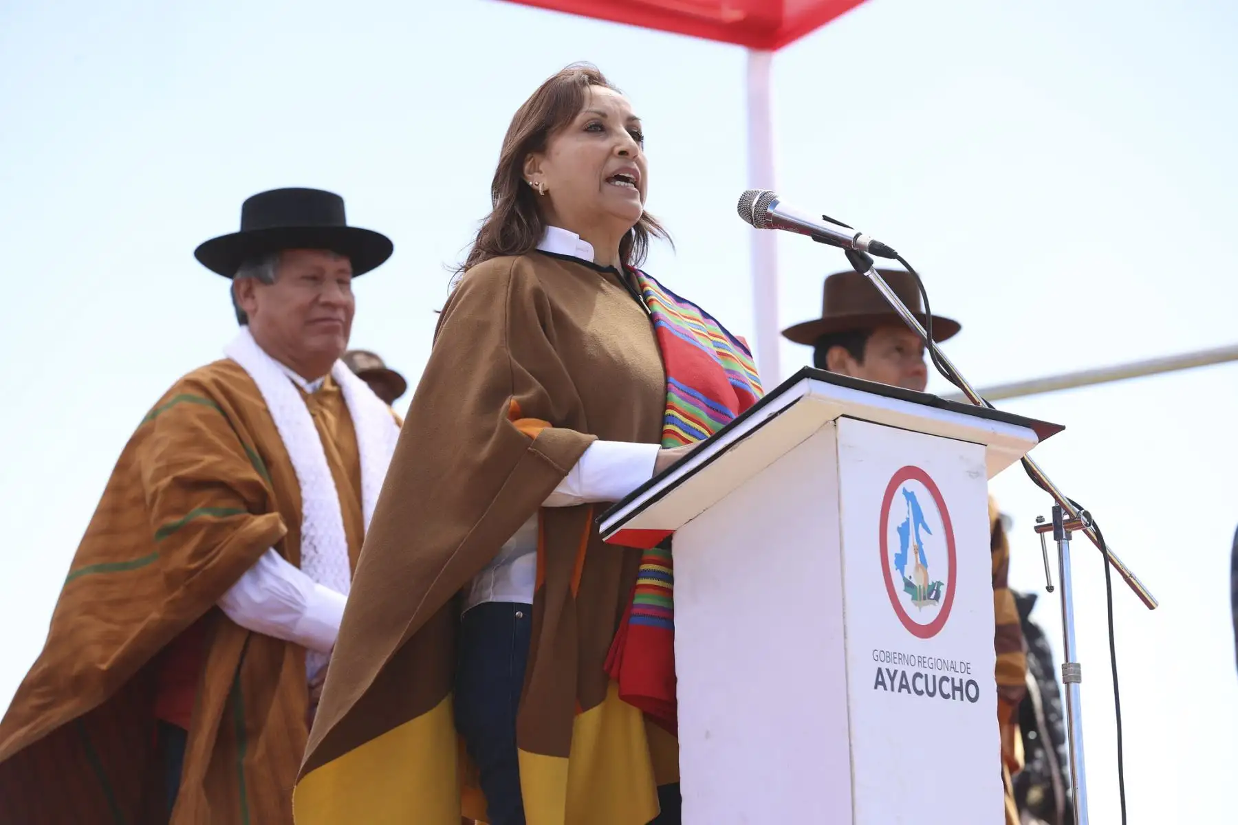 Presidenta Dina Boluarte sostuvo encuentro con agricultores de Sachabamba, en Ayacucho.
Foto: ANDINA/Prensa Presidencia