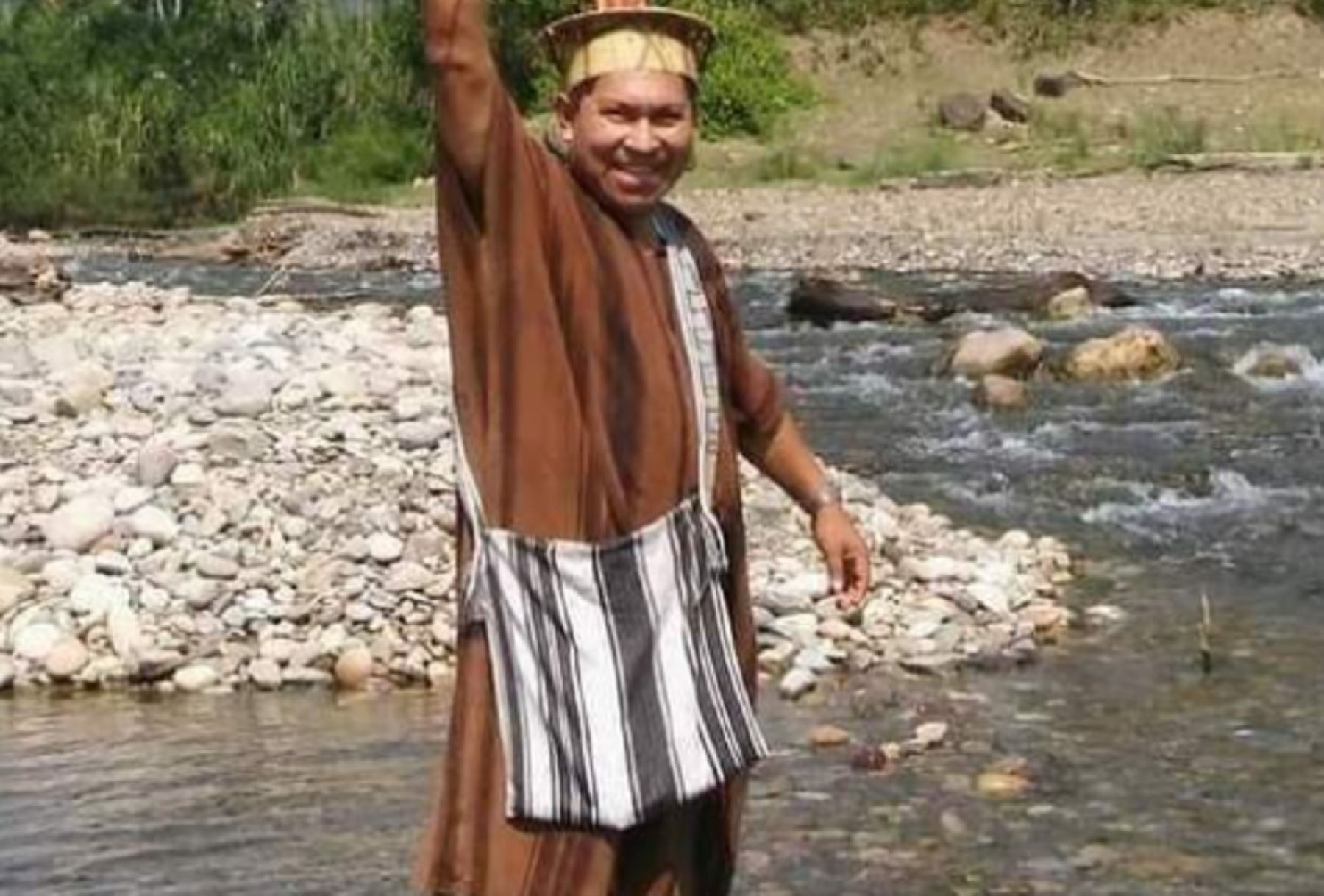 Líder de la comunidad ashaninka en Junín, Santiago Contoricon Antúnez.