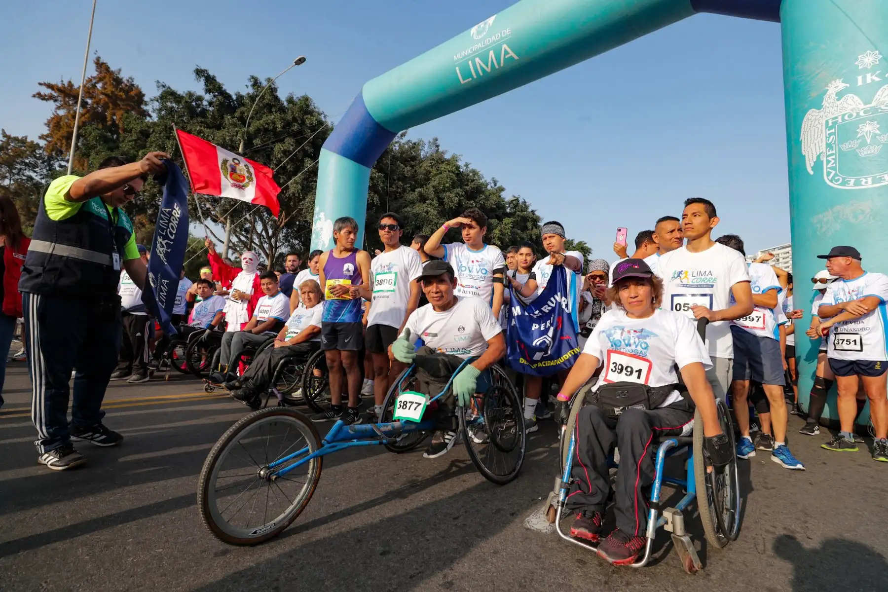 La Comisión Nacional para el Desarrollo y Vida sin Drogas (Devida), la Dirección Antidrogas (Dirandro) de la Policía Nacional del Perú, la Municipalidad Metropolitana de Lima (MML) y el Instituto Peruano del Deporte (IPD) realizan la XI Edición Internacional del Festival Atlético en el marco del Día Internacional de la Lucha Contra el Uso Indebido y el Tráfico ilícito de Drogas.
Foto: PCM