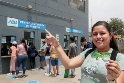 Centros de Atención de tarjetas del Metropolitano. Foto: ATU