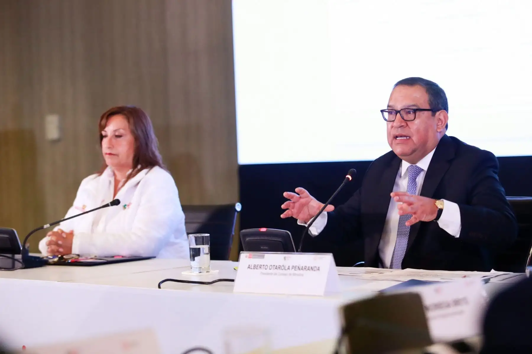 Jefa de Estado, Dina Boluarte, inauguró el Encuentro Intergubernamental Preparación ante el Fenómeno de El Niño. Foto: ANDINA/ Prensa Presidencia