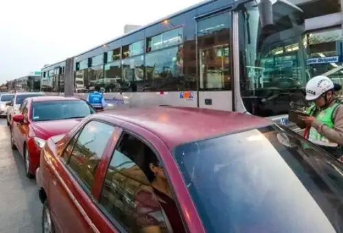 La ATU exhorta a los conductores a respetar las vías exclusivas del transporte público. Foto: ATU.