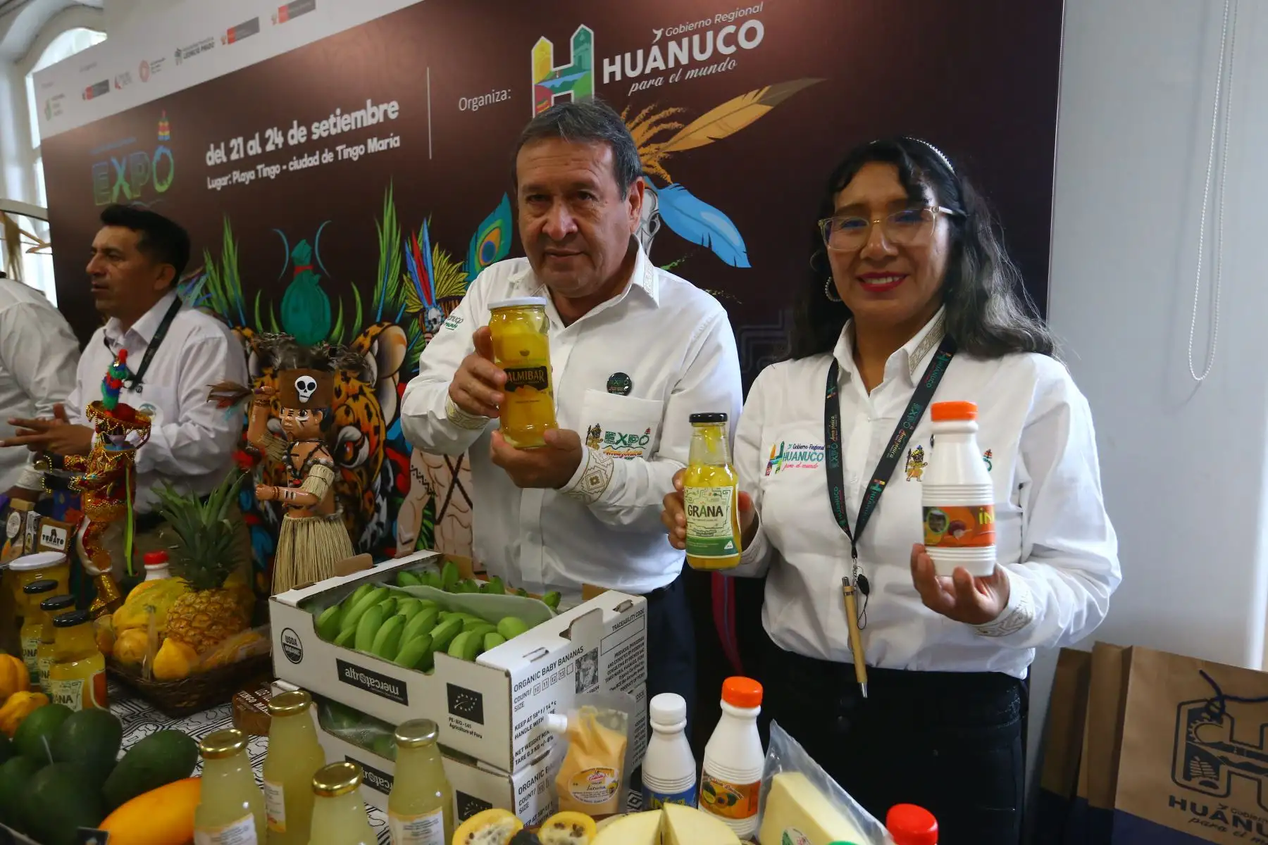 La feria mas importante  de la Amazonía regresa en Huánuco, del jueves 21 al domingo 24 de setiembre en Tingo María,  con una participación de más de 600 expositores.
Foto: ANDINA/Eddy Ramos