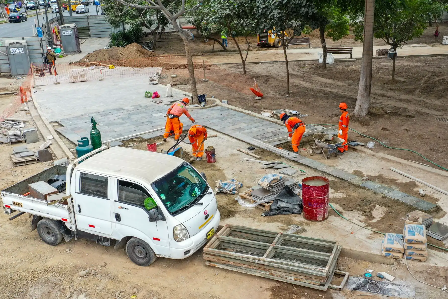 Avances de la zona donde se construirá la Estación Central de la Línea 2, en el Cercado de Lima,
Foto: ANDINA/Difusión