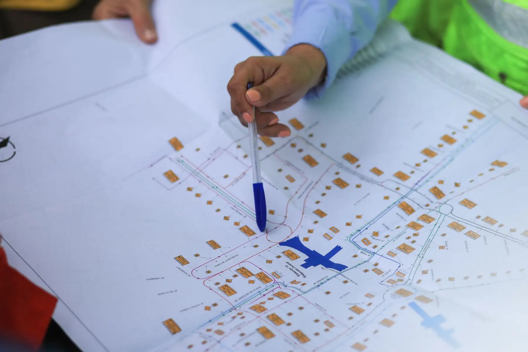 Avances de la zona donde se construirá la Estación Central de la Línea 2, en el Cercado de Lima,
Foto: ANDINA/Difusión