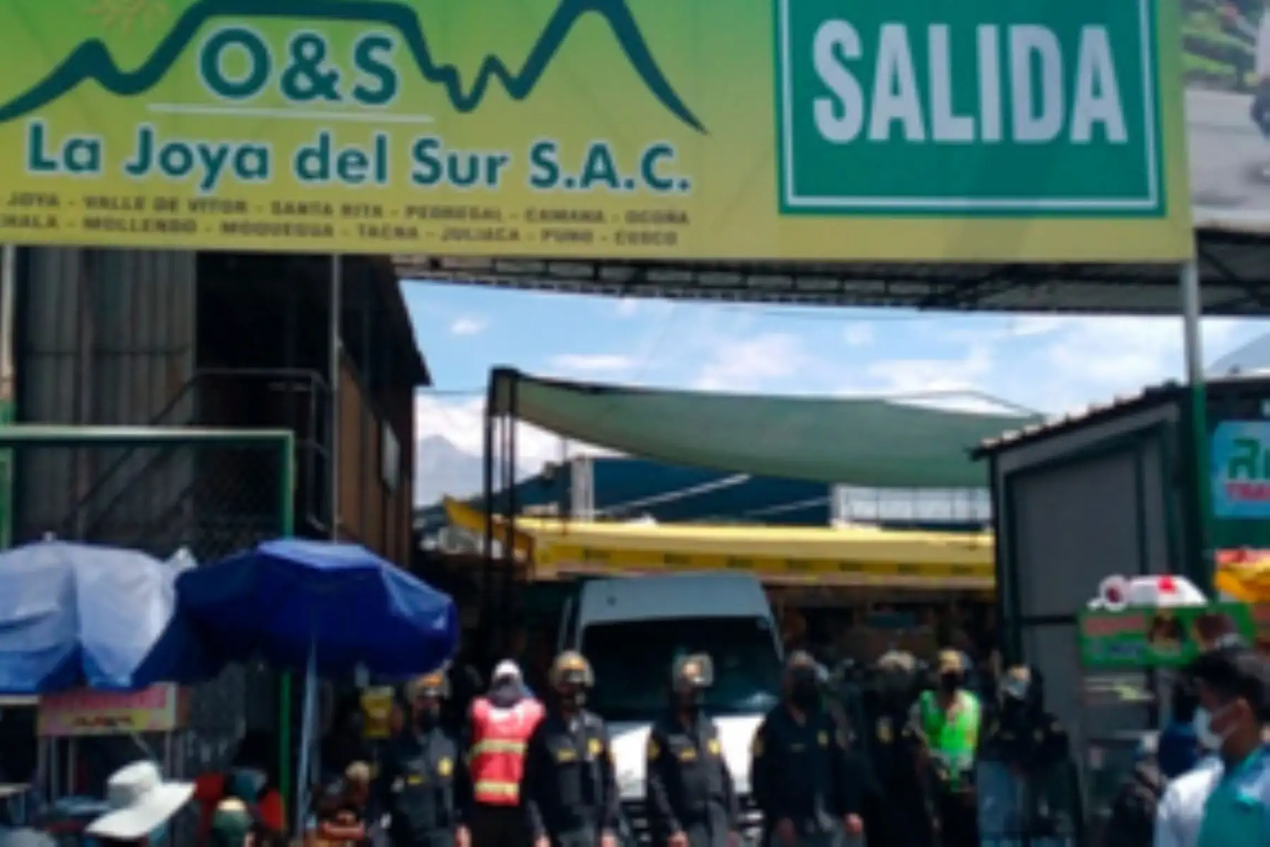 El terminal La Joya del Sur está ubicado en la avenida Andrés Avelino Cáceres, en la ciudad de Arequipa. Foto: Difusión