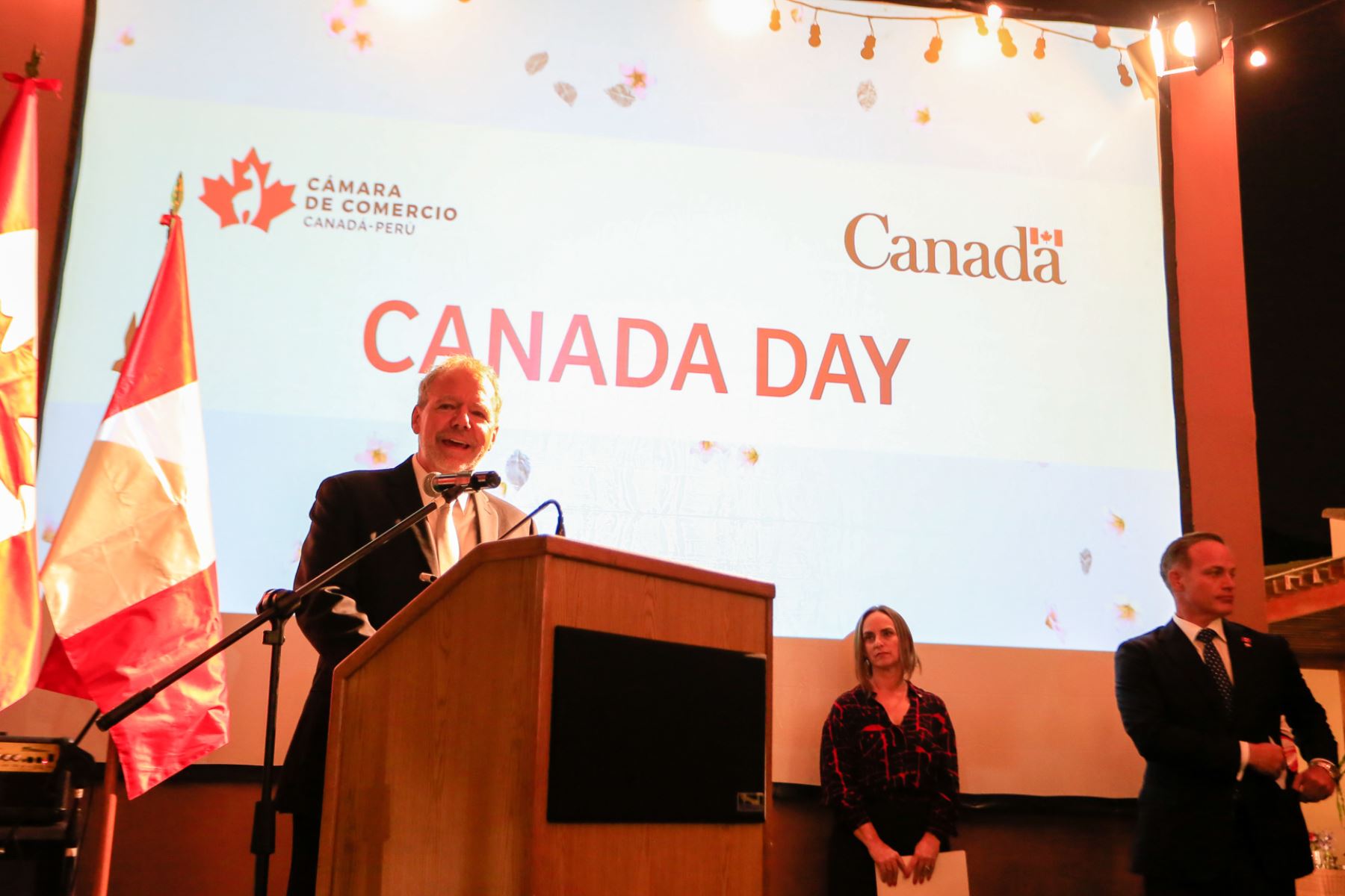 La celebración por el Día de Canadá incluyó la recreación del solticio de verano. Foto: ANDINA/Difusión