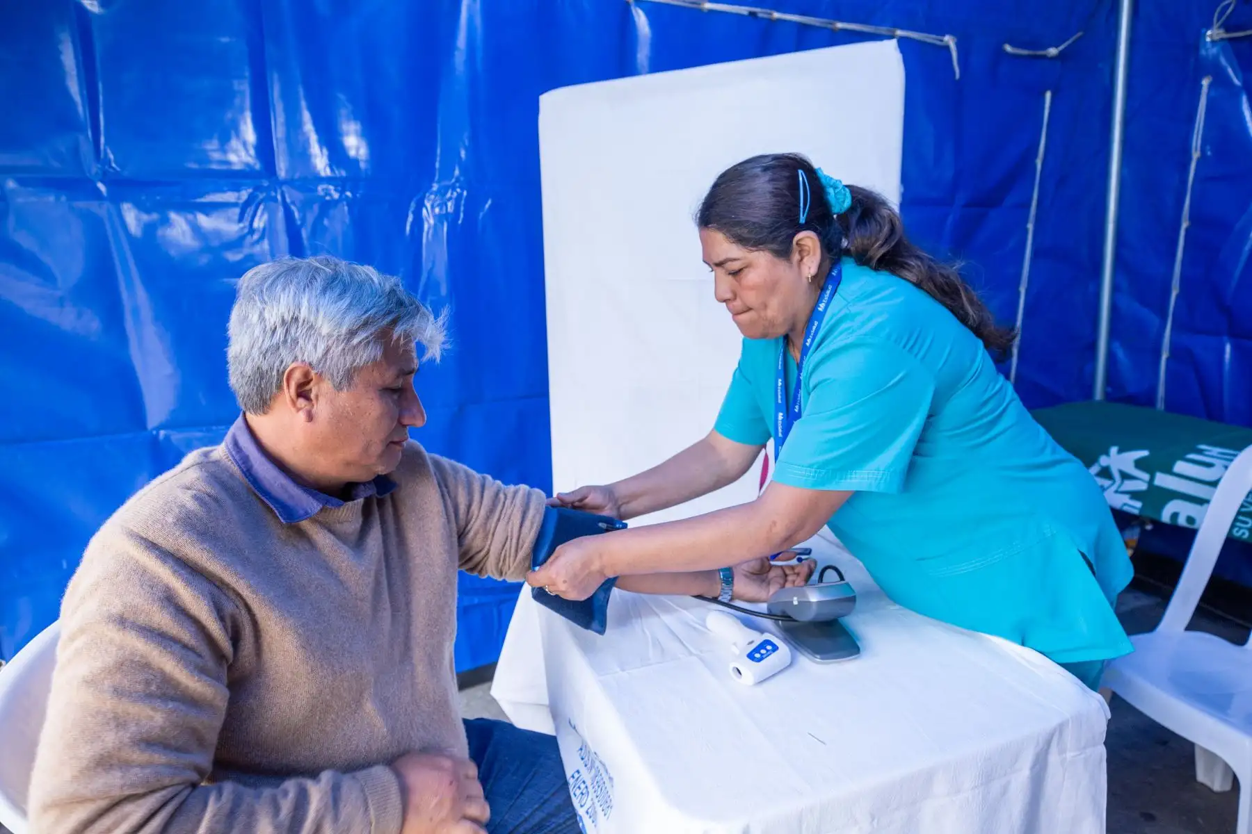 Brigadas de Hospital Perú se desplazan a Tarapoto para desembalse clínico y quirúrgico.
Foto: ANDINA/EsSalud