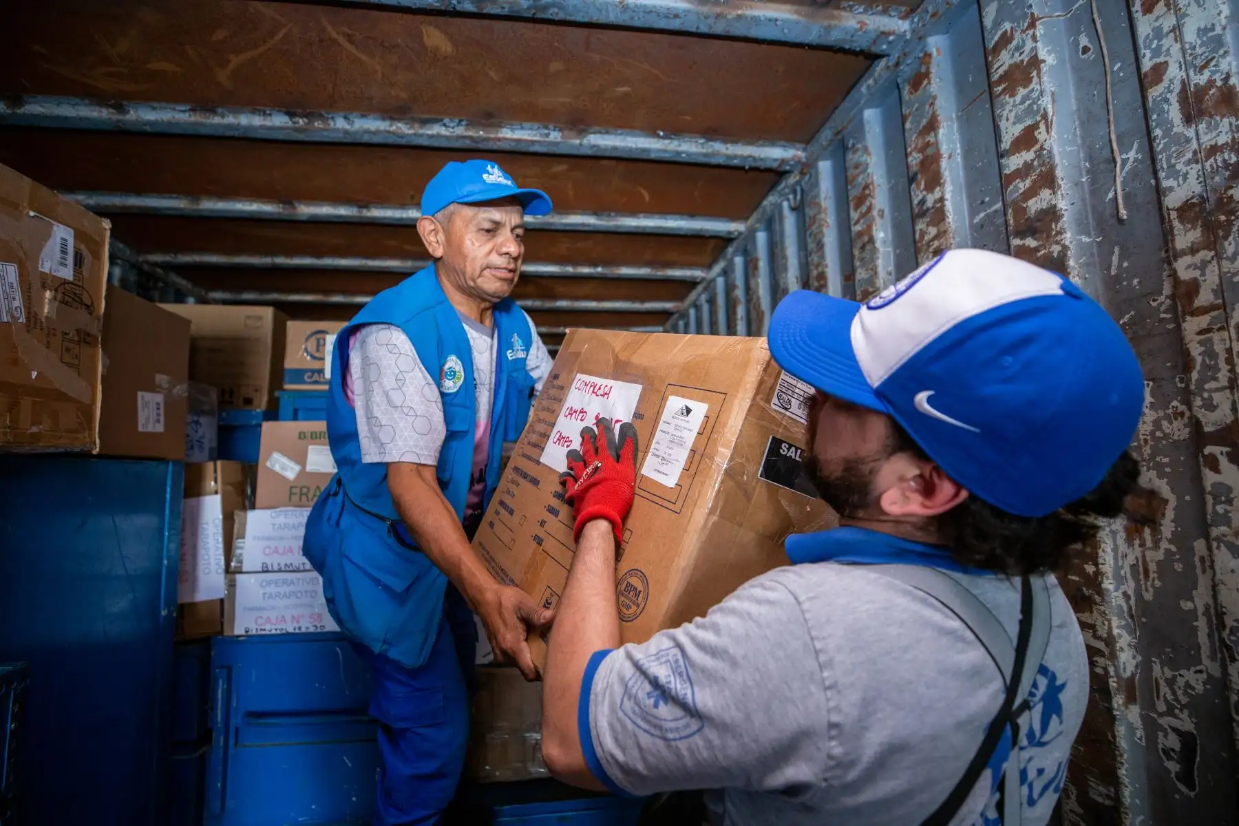 Brigadas de Hospital Perú se desplazan a Tarapoto para desembalse clínico y quirúrgico.
Foto: ANDINA/EsSalud