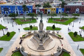 Plaza de Armas de la ciudad de Trujillo. ANDINA/archivo