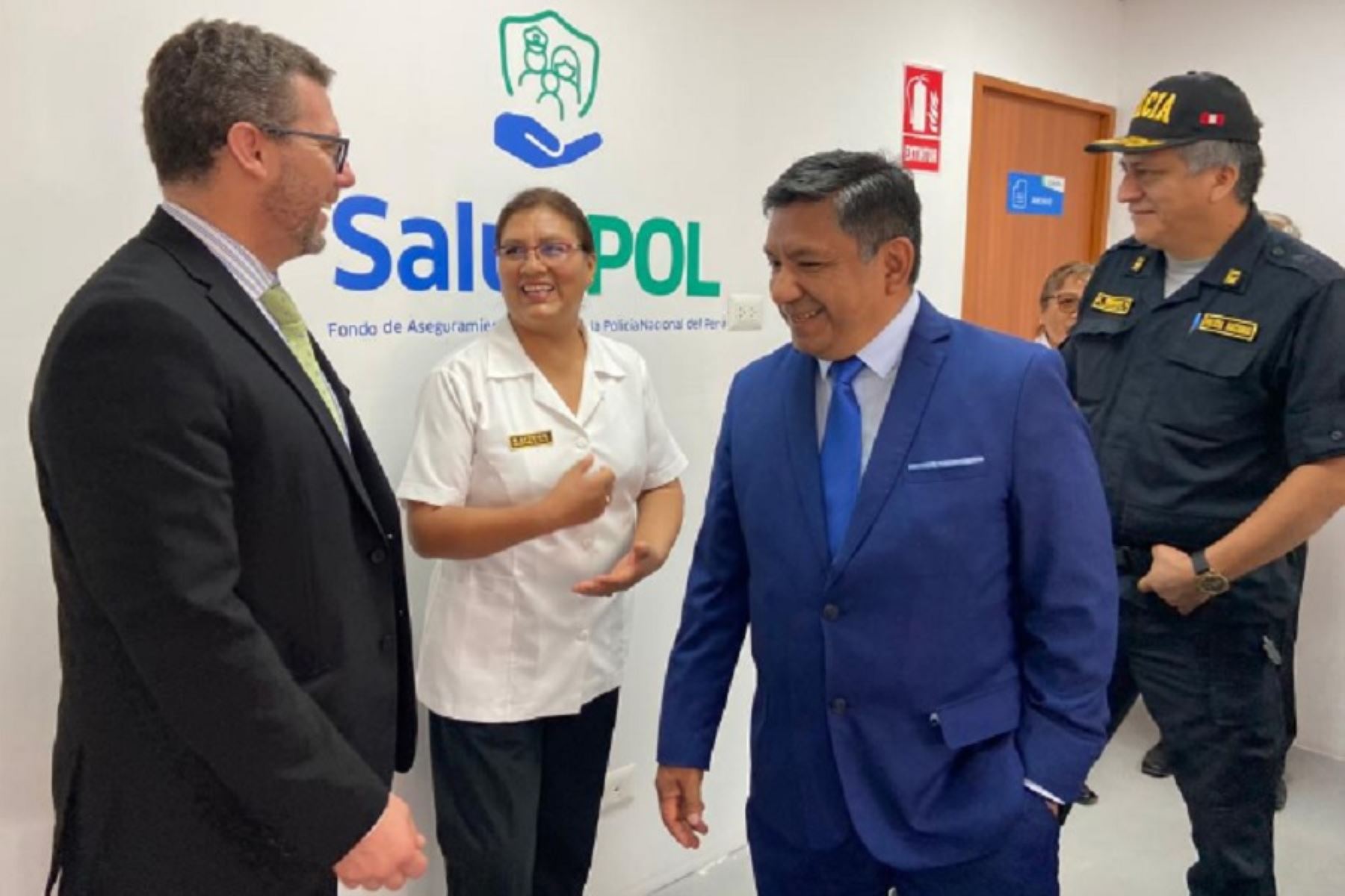 El Fondo de Aseguramiento en Salud de la Policía Nacional del Perú (SaludPol), inauguró las nuevas oficinas de la Unidad Territorial SaludPol Trujillo, que beneficiará a 12,300 policías y derechohabientes de esta región, quienes tienen garantizada la cobertura de los servicios de salud que necesiten y la atención de forma rápida y segura.