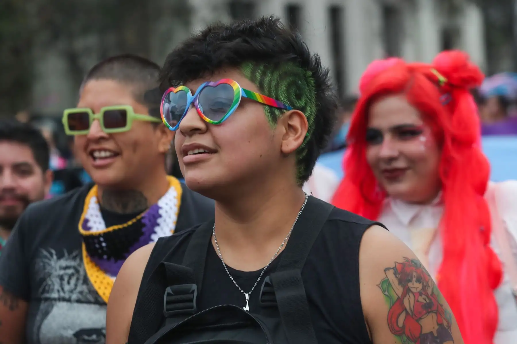 Con mucho color se vivió la marcha del orgullo gay 2023 en un pasacalle que inicio en Campo de Marte y finalizo en la plaza alameda 28 de julio pasando previamente por la avenida Inca Garcilaso de la Vega.
Foto: ANDINA/Ricardo Cuba