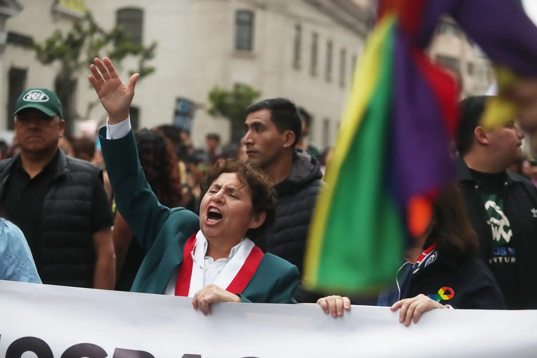 Con mucho color se vivió la marcha del orgullo gay 2023 en un pasacalle que inicio en Campo de Marte y finalizo en la plaza alameda 28 de julio pasando previamente por la avenida Inca Garcilaso de la Vega.
Foto: ANDINA/Ricardo Cuba