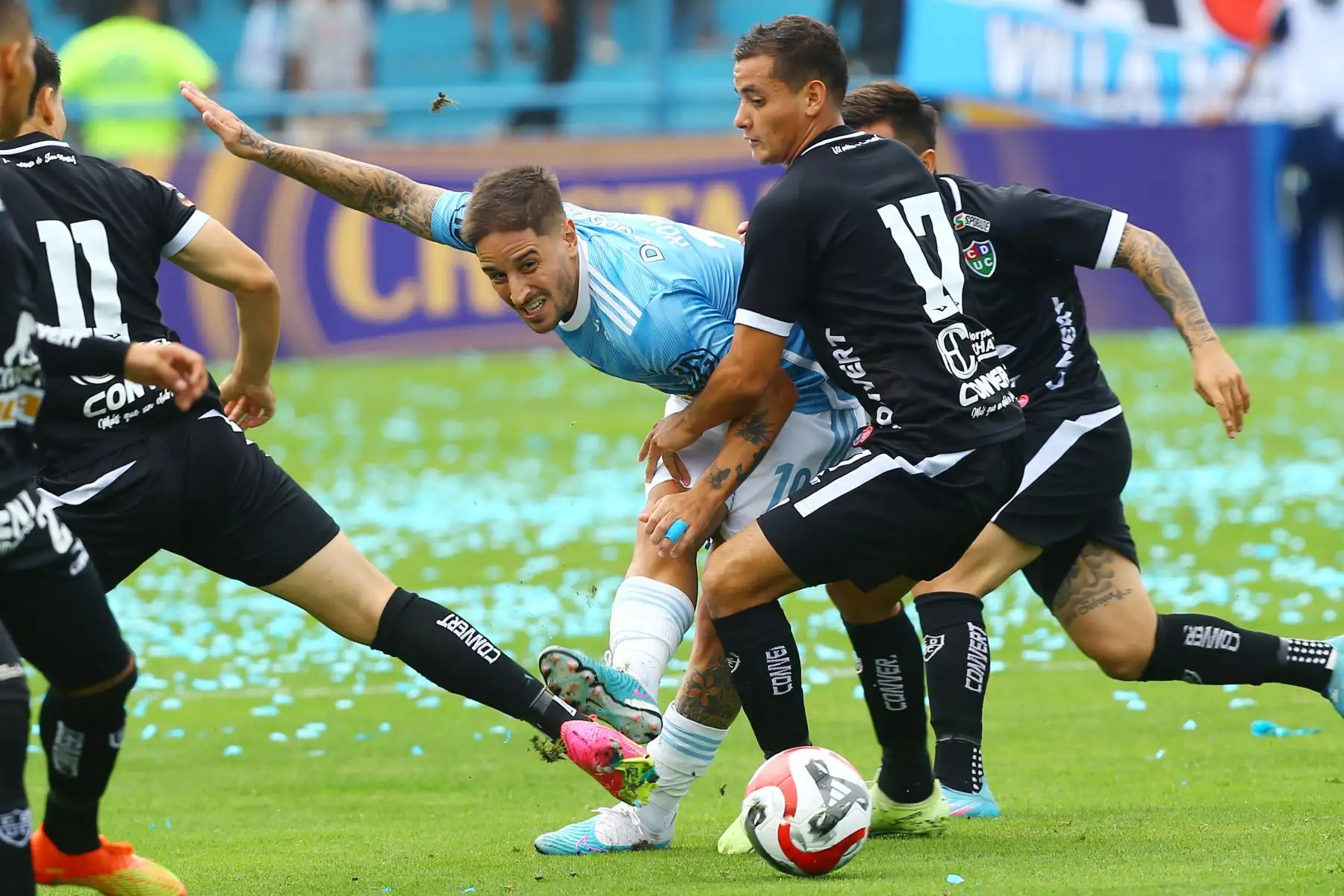 Sporting Cristal enfrenta al Unión Comercio en el estadio Alerto Gallardo por la segunda fecha del torneo clausura 
Foto: ANDINA/Eddy Ramos