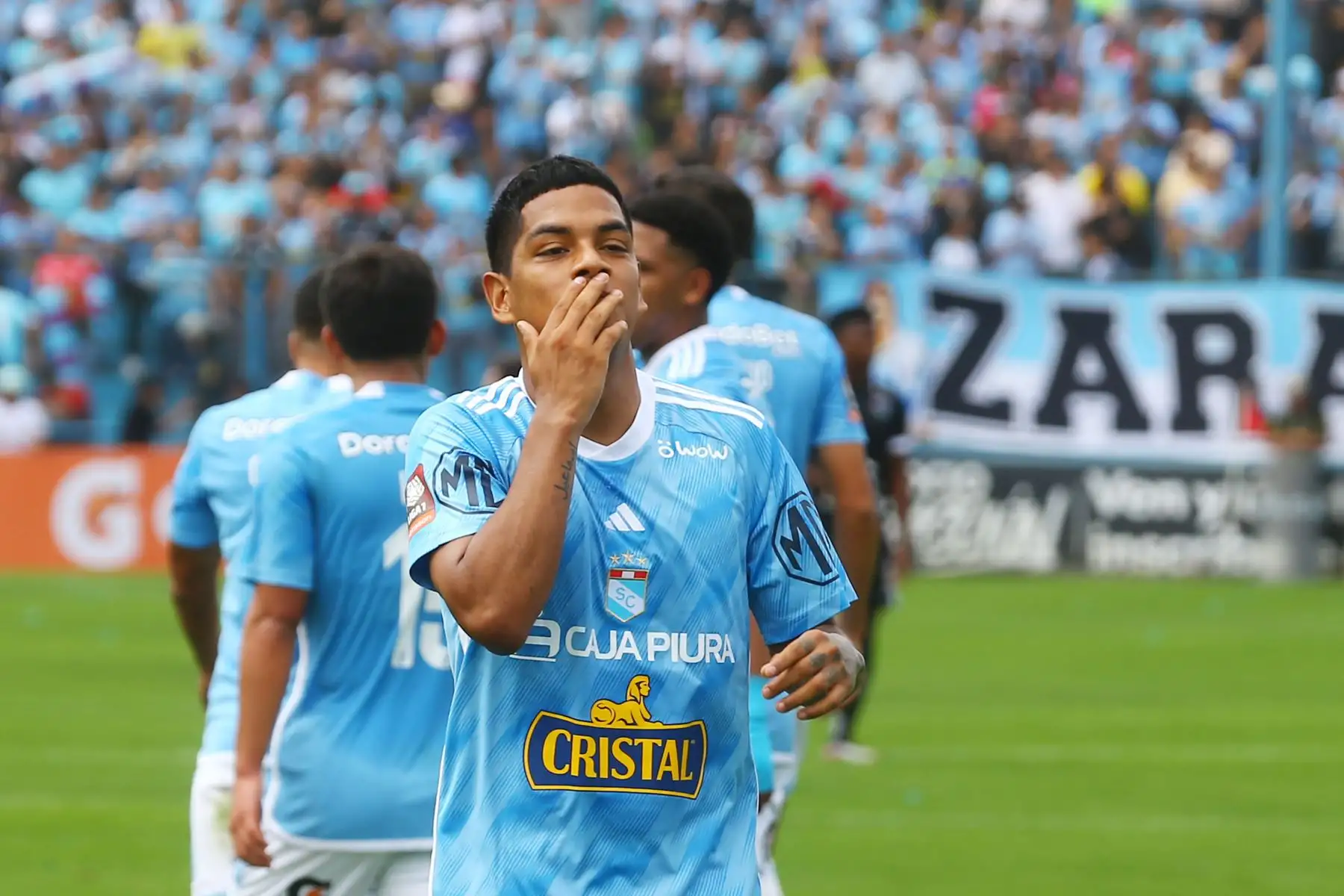Sporting Cristal enfrenta al Unión Comercio en el estadio Alberto Gallardo por la segunda fecha del torneo clausura 
Foto: ANDINA/Eddy Ramos