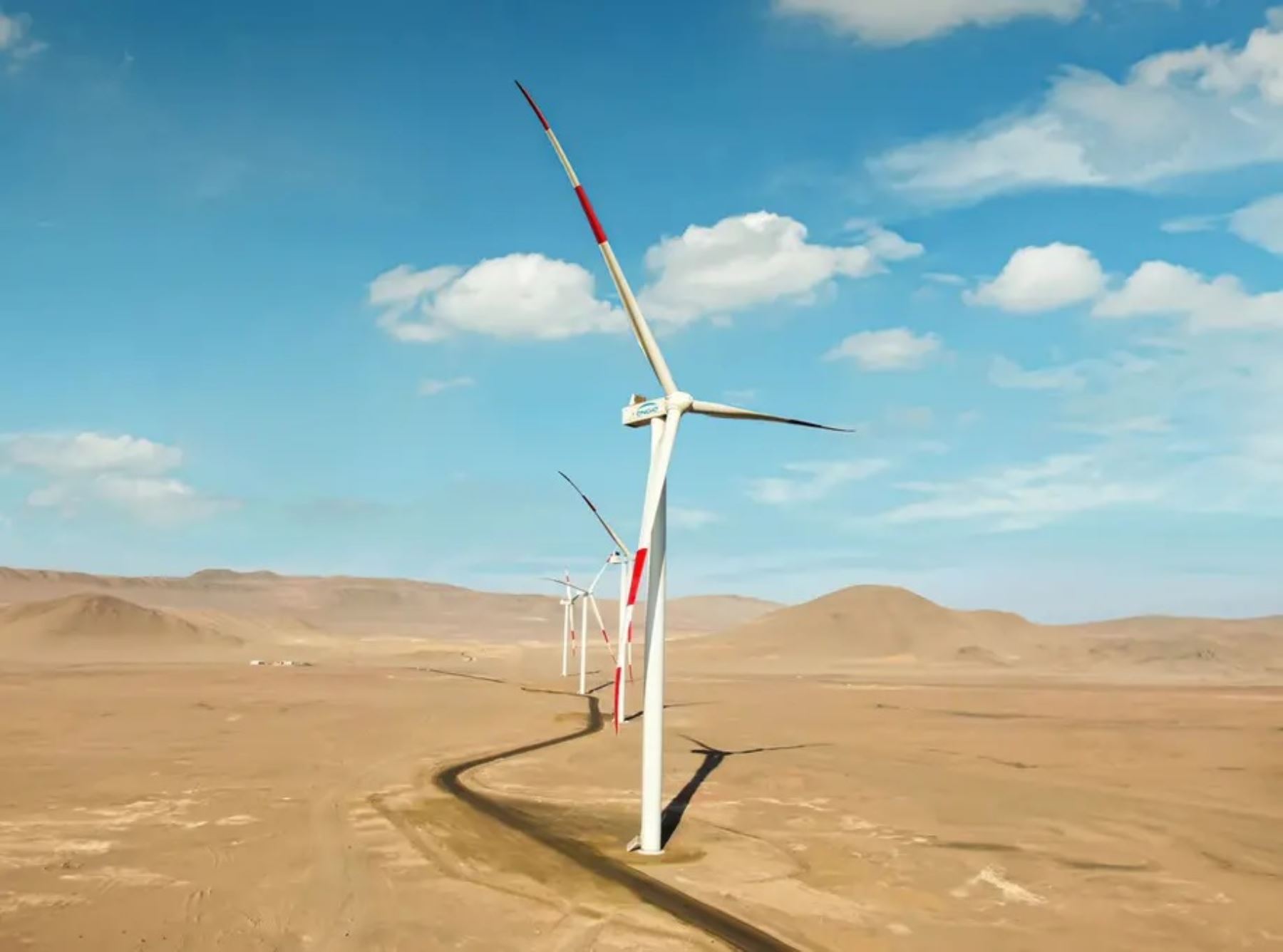La central eólica ayudará al Perú a incrementar el componente de energía renovable no convencional. Cortesía