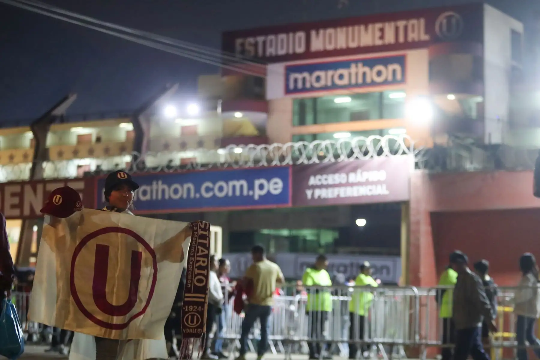 Imágenes previas al partido de Universitario de Deportes vs Alianza Atlético en el estadio Monumental de Ate  por la segunda fecha del torneo clausura de la Liga 1.
Foto: ANDINA/Ricardo Cuba