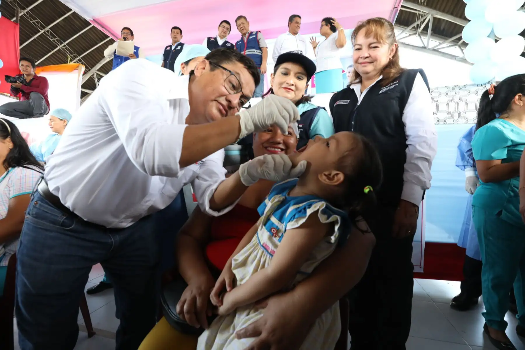 Loreto: más de 100 mil menores de cinco años de edad serán protegidos contra la polio y el sarampión.
Foto: Minsa