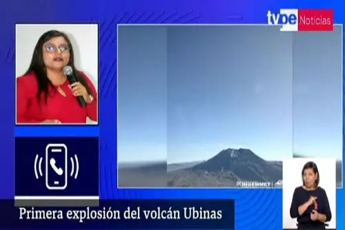 Moquegua:GORE pide urgente declaratoria de emergencia por volcán Ubinas POR alerta naranja