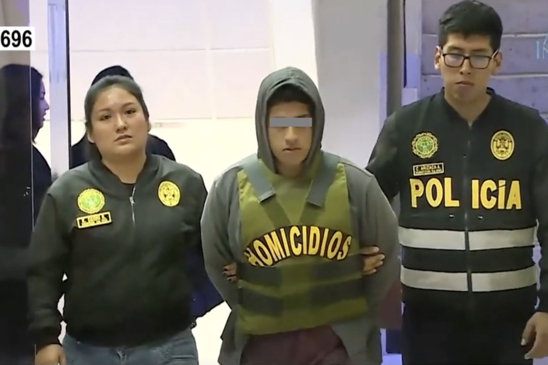 La Fiscalía de Violencia contra la Mujer de El Agustino solicitó la detención judicial en flagrante contra Geancarlos Peralta Chanca, de 18 años. Foto: ANDINA/Captura TV