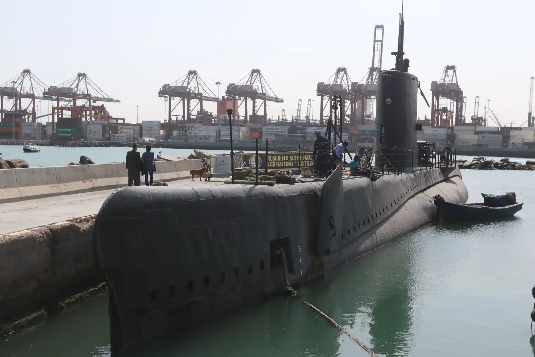 El submarino Abtao realizó 5,003 inmersiones a lo largo de todos sus años de operatividad. Foto:  ANDINA/Héctor Vinces