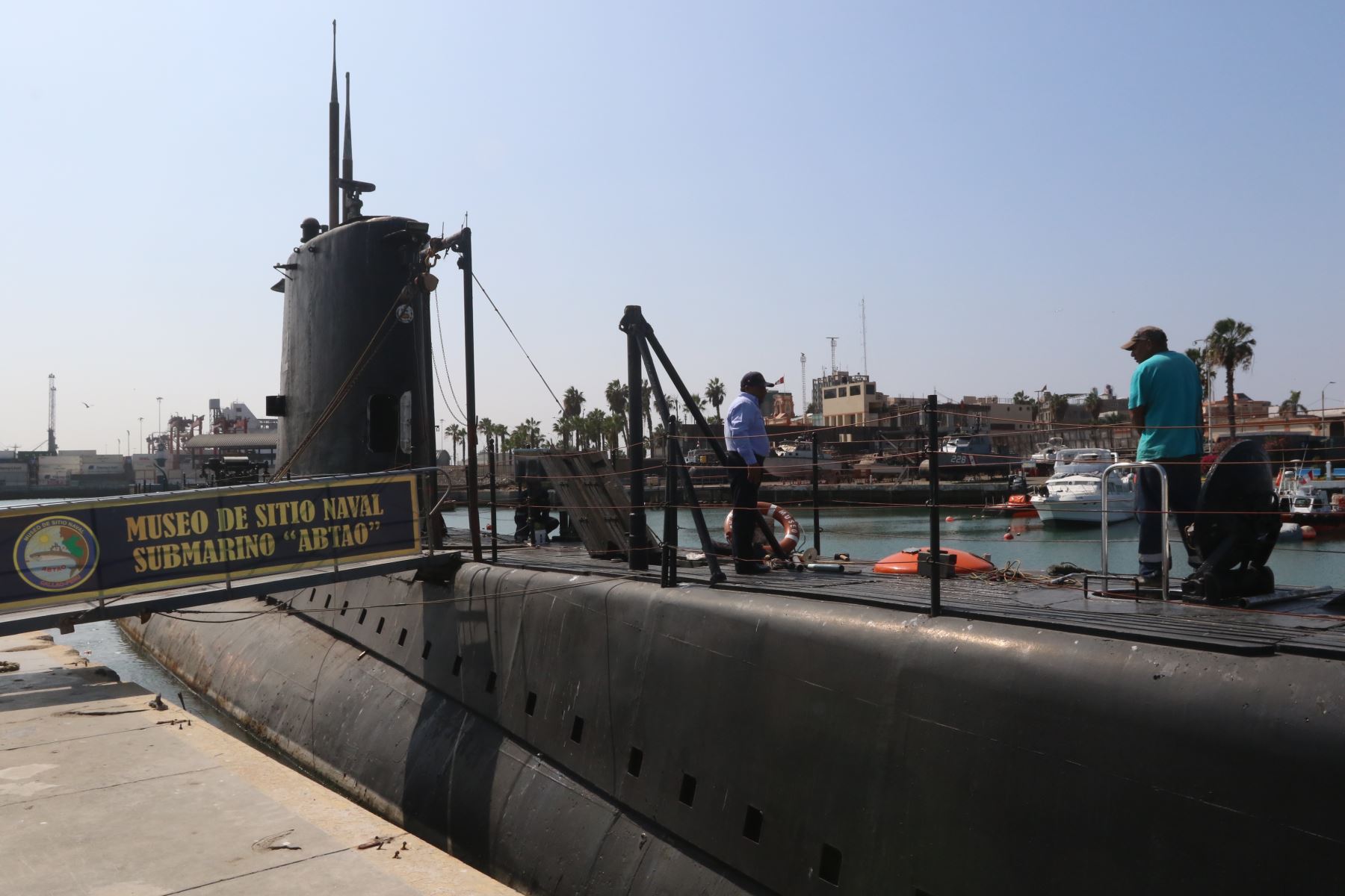 El submarino Abtao realizó 5,003 inmersiones a lo largo de todos sus años de operatividad. Foto: ANDINA/Héctor Vinces