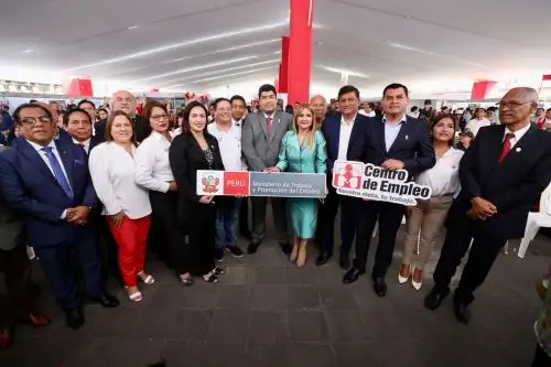 Hoy se inauguró la Megaferia Laboral en en Parque Manco Cápac en el distrito de La Victoria. Cortesía MTPE