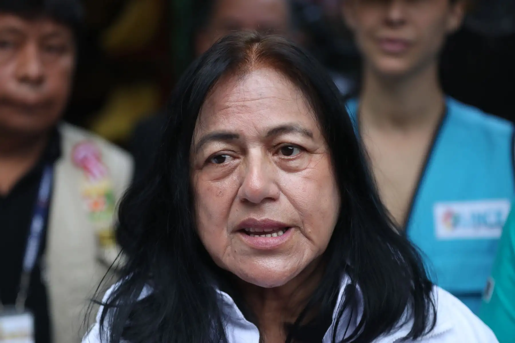Albina Ruiz, ministra del Ambiente. ANDINA/Daniel Bracamonte