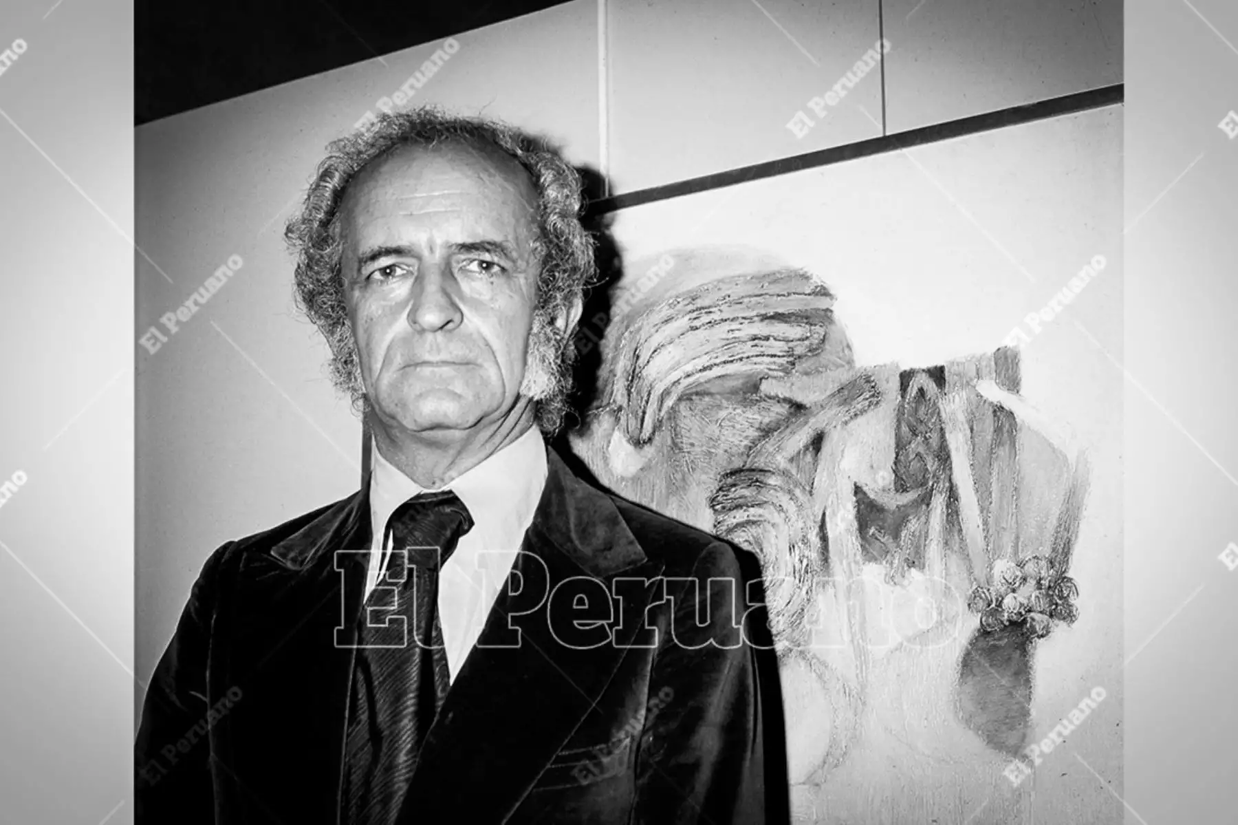 Lima - 1976 / Fernando de Szyszlo, artista central para la plástica en el Perú y América Latina. Foto: Archivo Histórico de El Peruano
