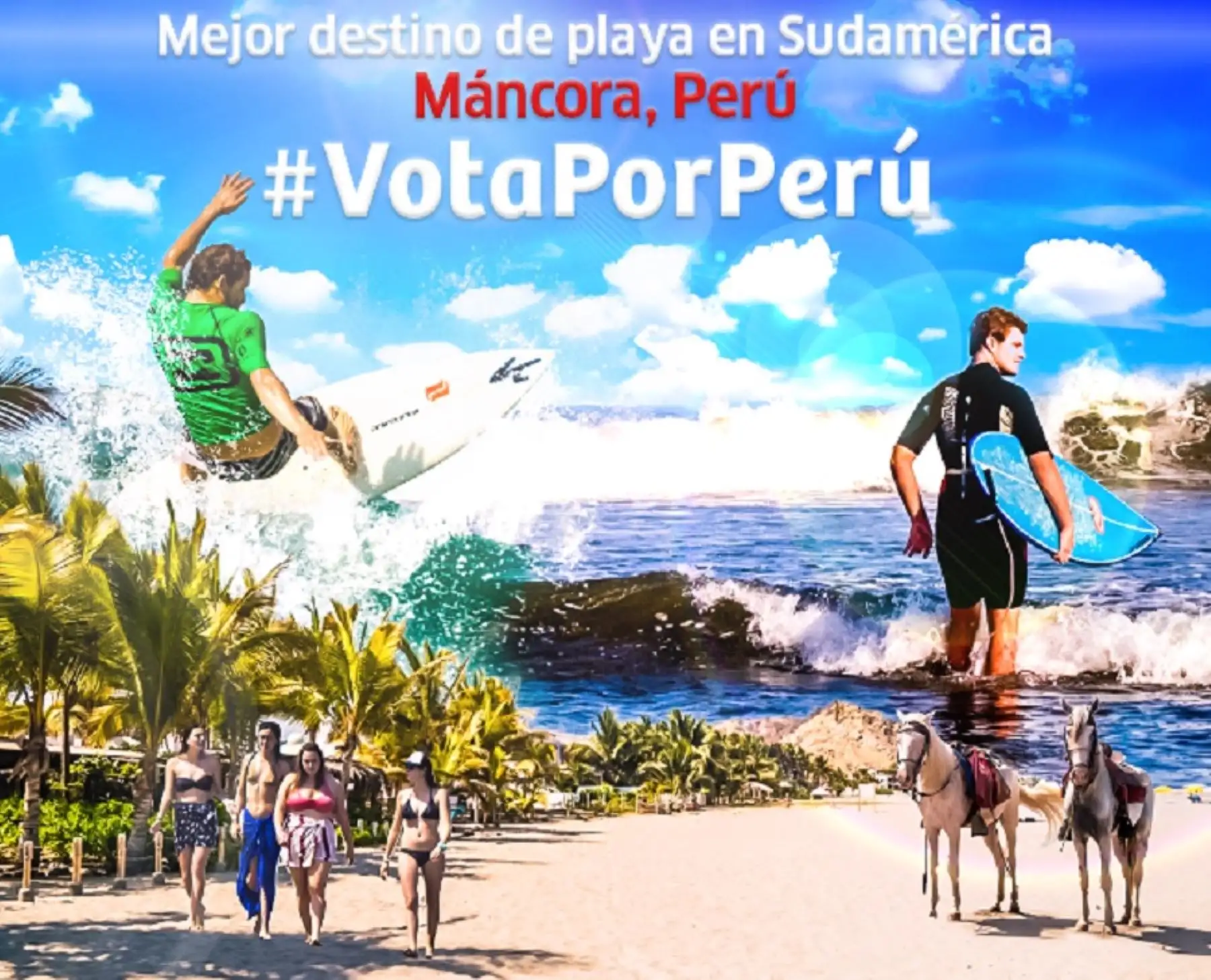El balneario piurano de Máncora compite como Mejor Destino de Playa de Sudamérica en los World Travel Awards 2023.