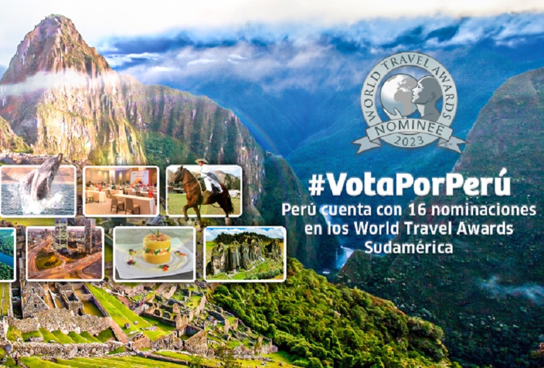 Quedan cuatro días para votar por las 16 categorías en las que compite Perú en la trigésima edición de los World Travel Awards 2023.  ANDINA/Difusión