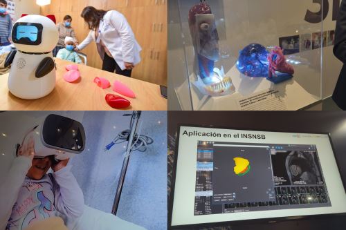 El robot Ropi nació de la imaginación de los pequeños pacientes del INSN - San Borja. Esta y otras tecnologías se implementan en el hospital pediátrico, reconocido como el mejor equipado para casos de alto riesgo. Foto: ANDINA