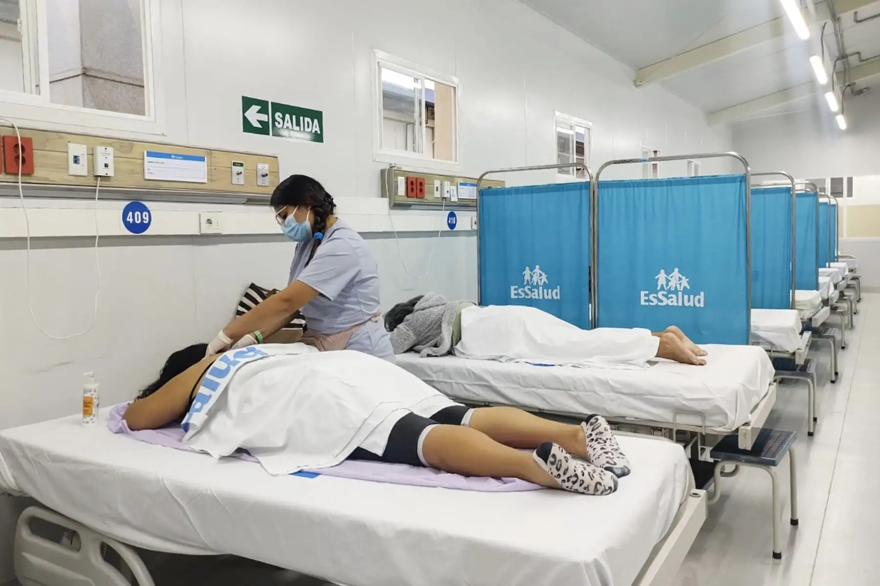Hospital de Día Canta Callao cuenta con nuevos ambientes de medicina física y complementaria, además de las ocho áreas de hospitalización y 112 camas de recuperación.
Foto: EsSalud