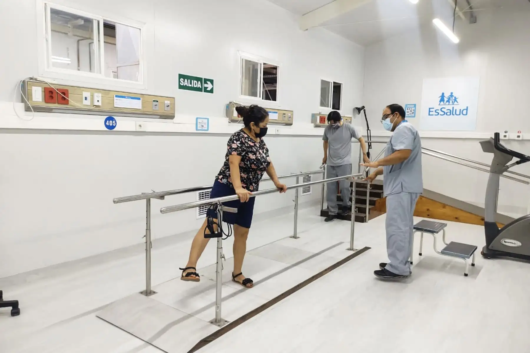 Hospital de Día Canta Callao cuenta con nuevos ambientes de medicina física y complementaria, además de las ocho áreas de hospitalización y 112 camas de recuperación.
Foto: EsSalud