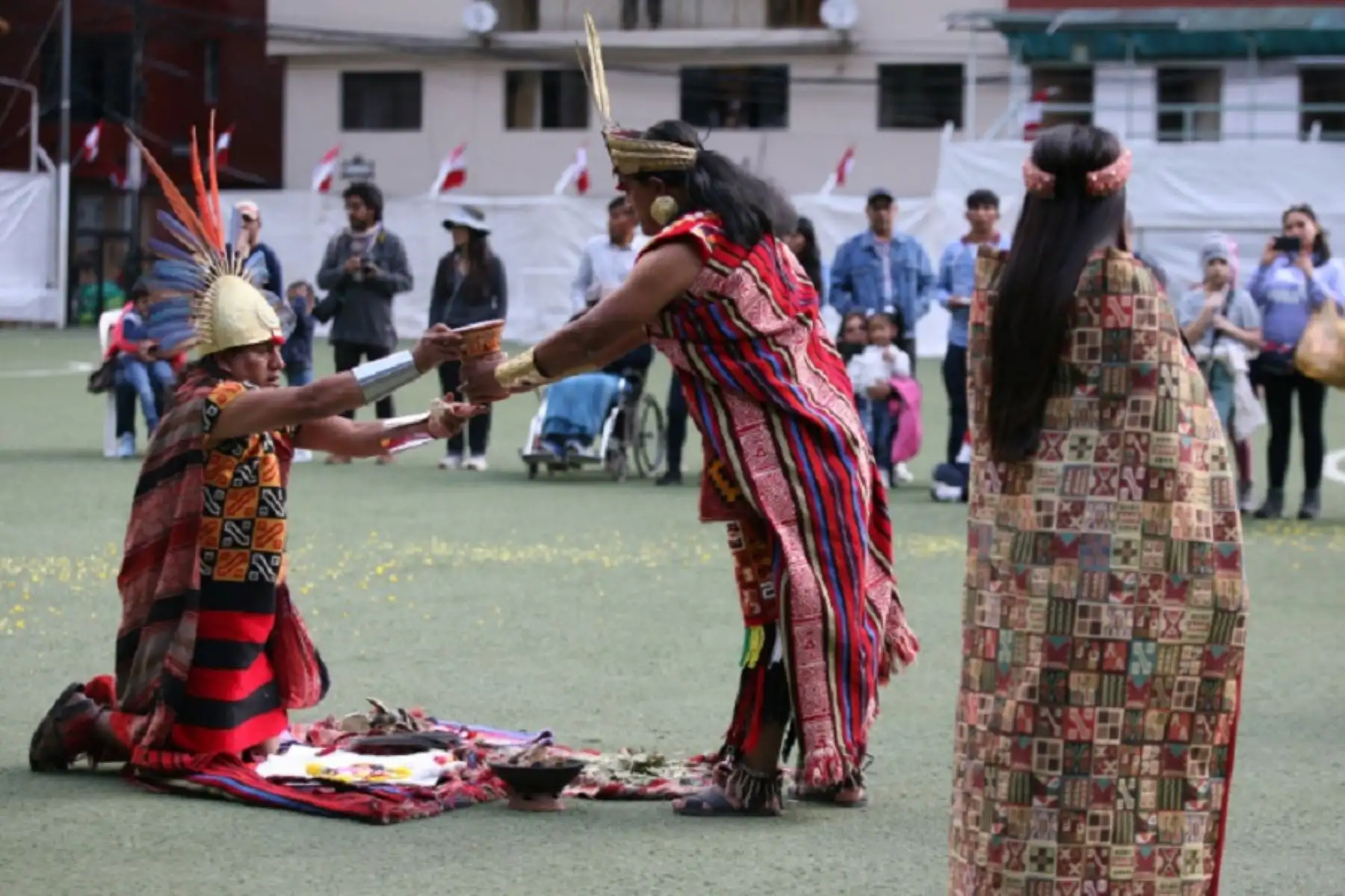 Ceremonia ancestral que exhibe al Santuario de Machu Picchu, como una de las mayores construcciones Incas, fue llevada adelante con la escenificación del “Purucallay Raymi”, fiesta conmemorativa sobre las obras del gran gobernante del Tahuantisuyo, el Inca Pachacuteq.
Foto: ANDINA/Percy Hurtado Santillán