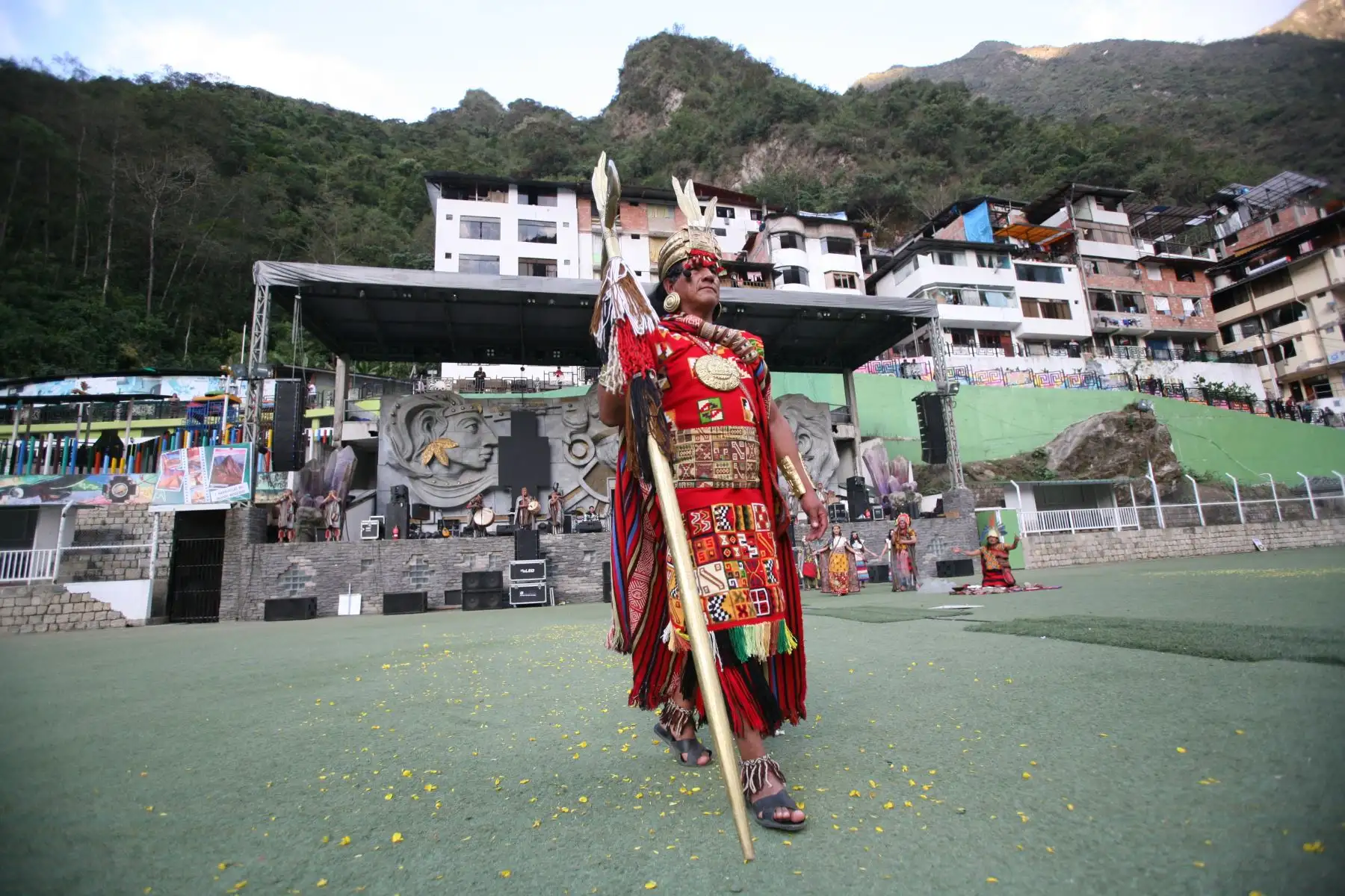 Ceremonia ancestral que exhibe al Santuario de Machu Picchu, como una de las mayores construcciones Incas, fue llevada adelante con la escenificación del “Purucallay Raymi”, fiesta conmemorativa sobre las obras del gran gobernante del Tahuantisuyo, el Inca Pachacuteq.
Foto: ANDINA/Percy Hurtado Santillán