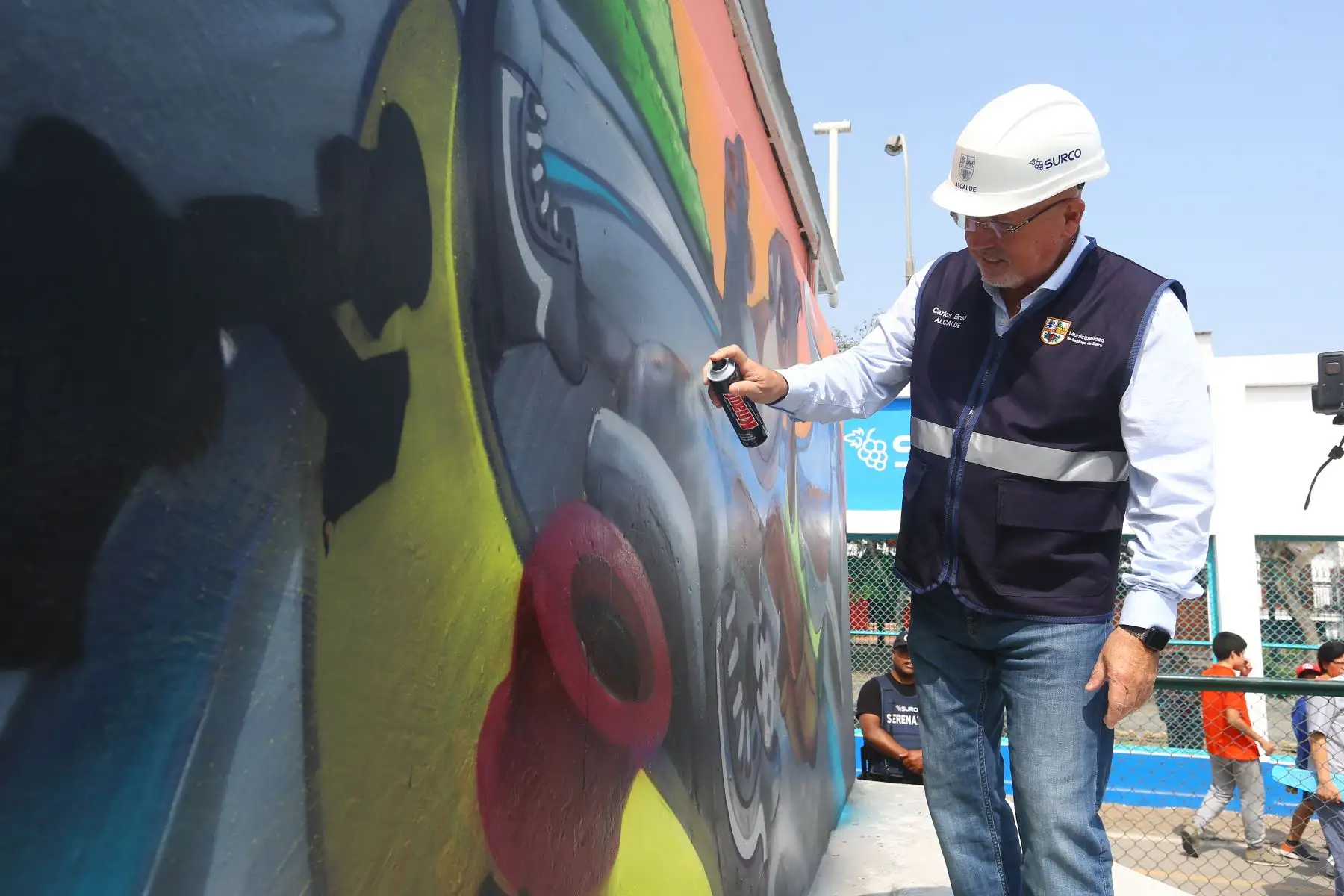 El alcalde de Surco, Carlos Bruce inaugura Polideportivo donde se encuentra el Circuito de Skate Park diseñado para altas competencias.
Foto: ANDINA/ Eddy Ramos