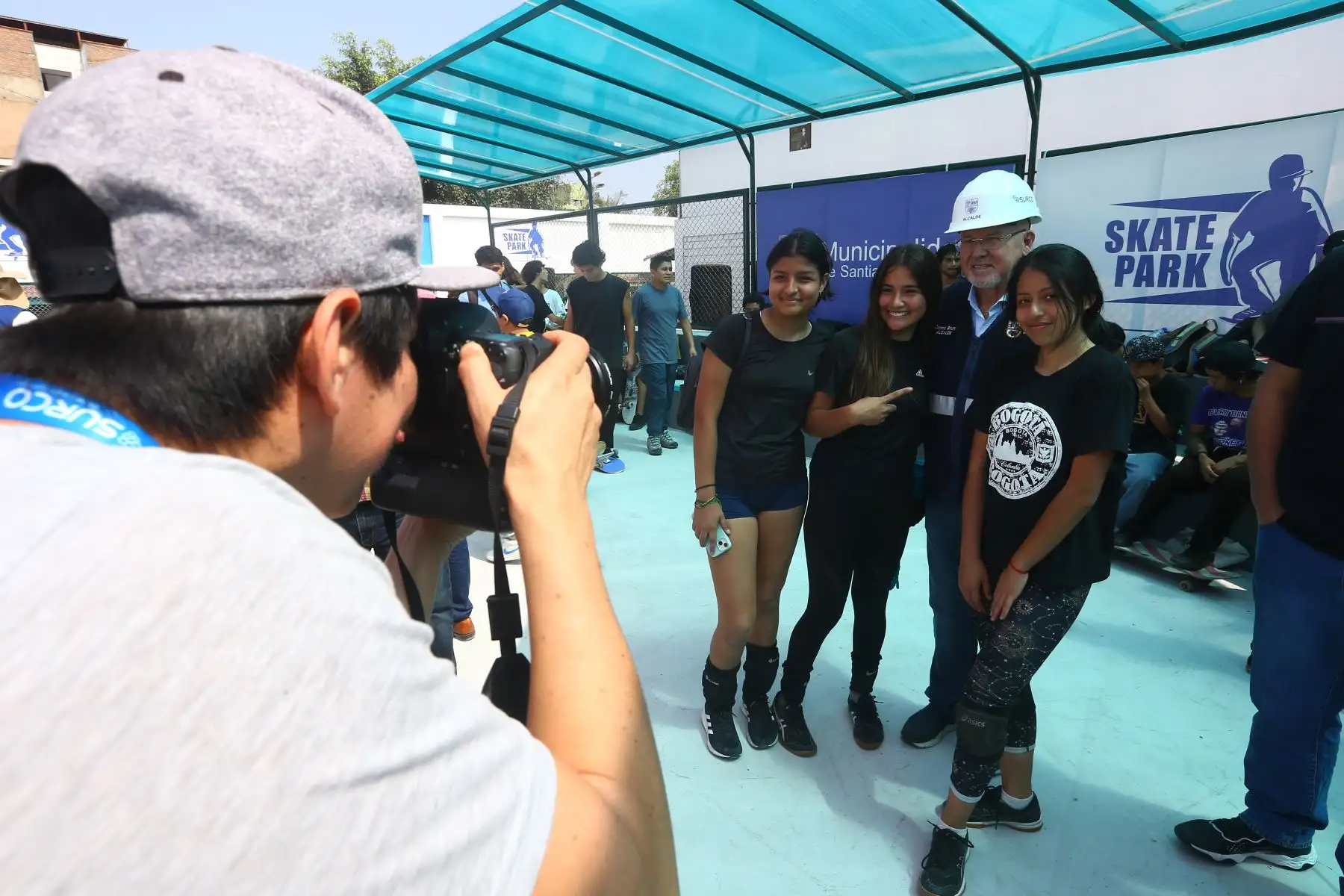 El alcalde de Surco, Carlos Bruce inaugura Polideportivo donde se encuentra el Circuito de Skate Park diseñado para altas competencias.
Foto: ANDINA/ Eddy Ramos