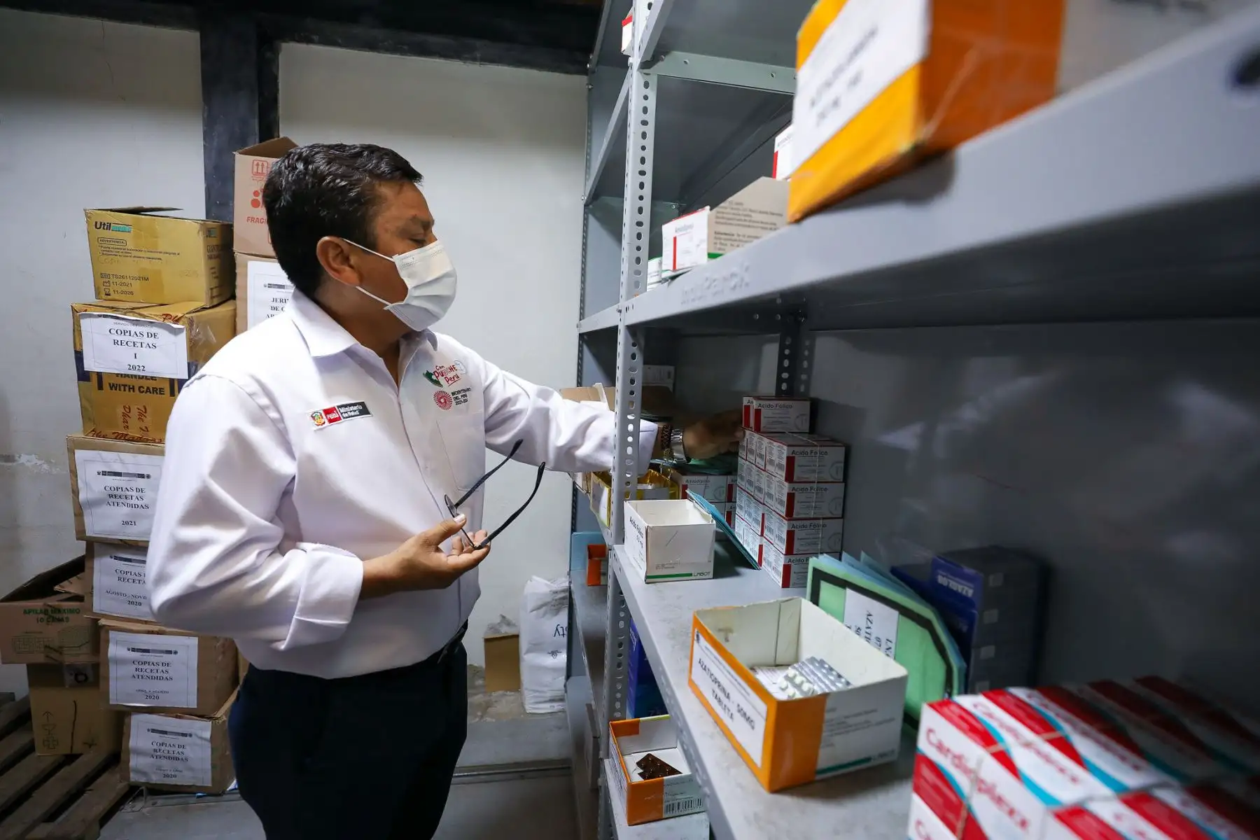 Ministro de Salud, César Vásquez Sánchez visita el Instituto Nacional de Ciencias Neurológicas.
Foto: Minsa