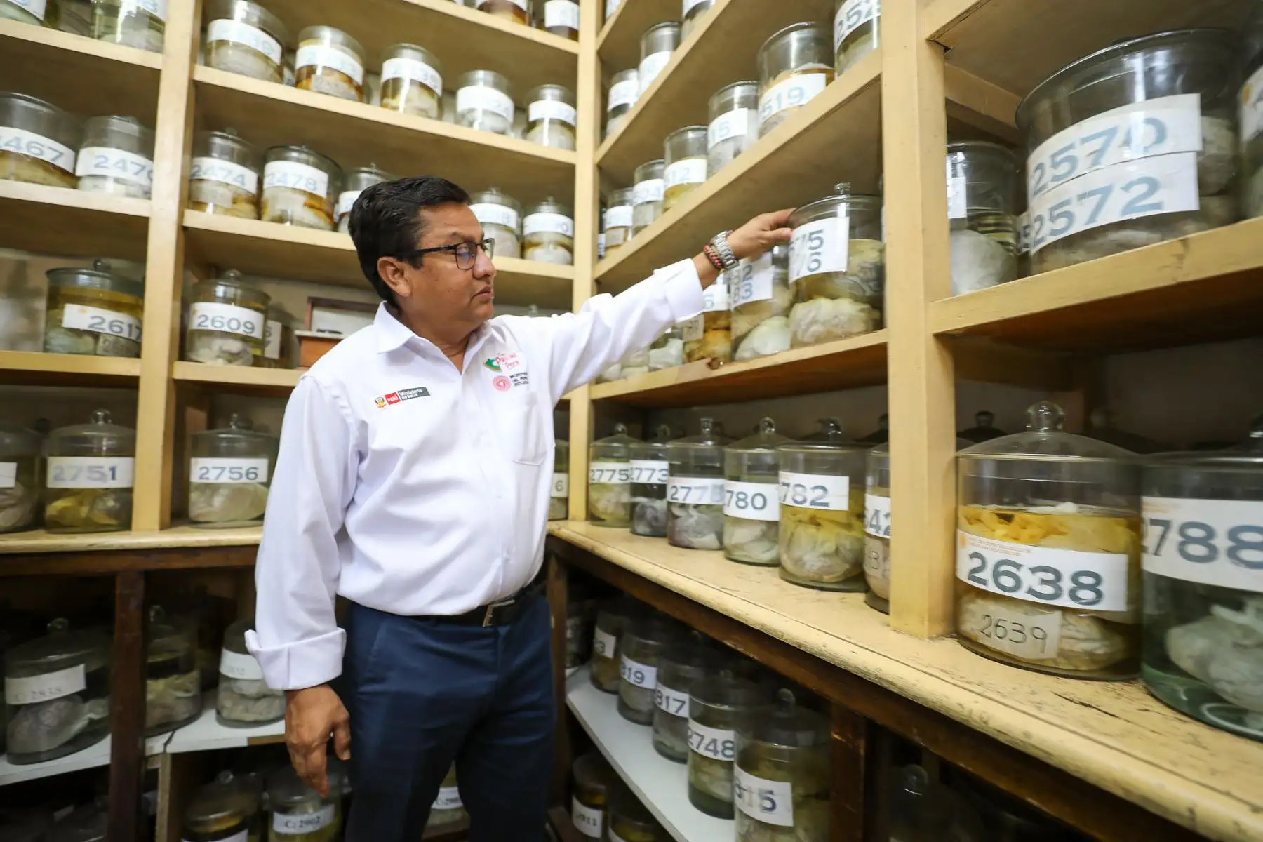 Ministro de Salud, César Vásquez Sánchez visita el Instituto Nacional de Ciencias Neurológicas.
Foto: Minsa