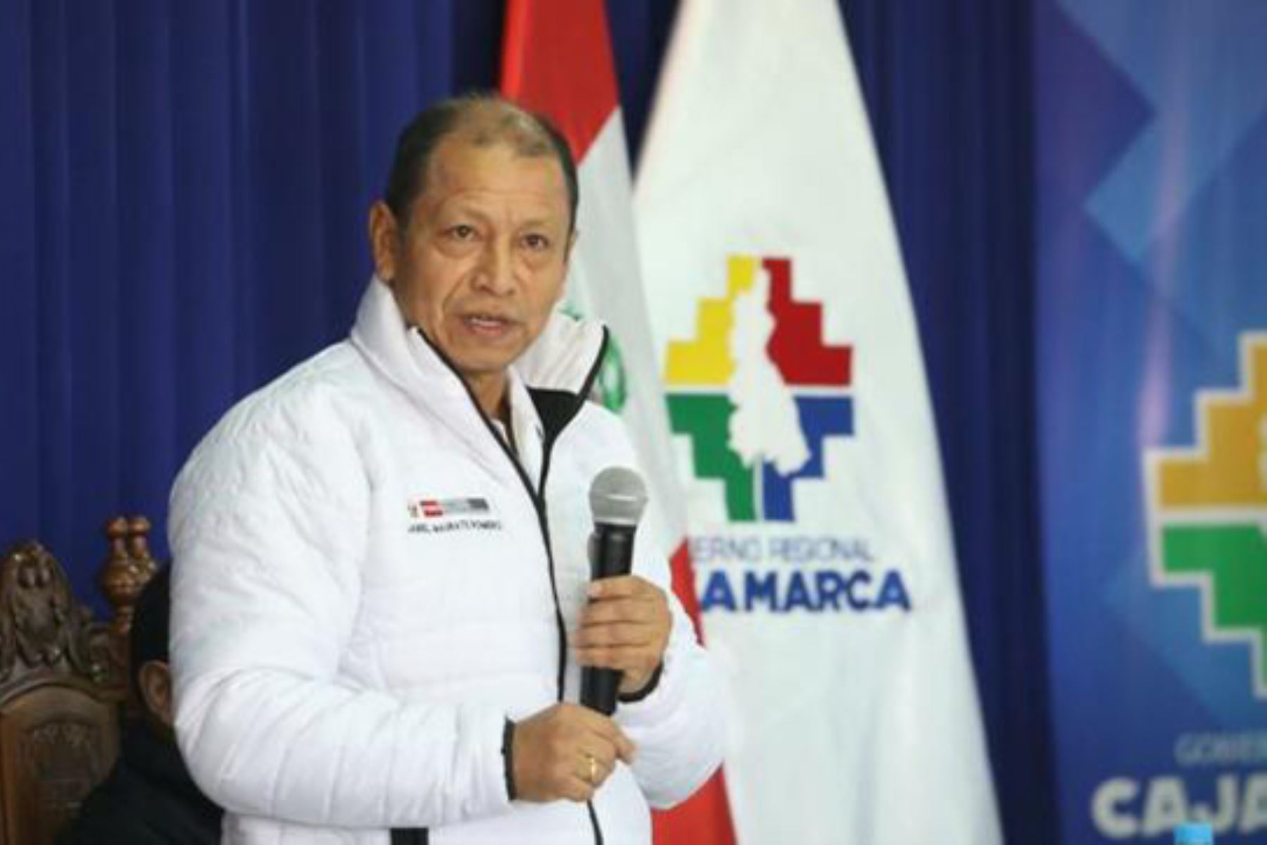 Daniel Maurate, ministro de Justicia y Derechos Humanos, en Cajamarca. Foto: ANDINA/difusión.