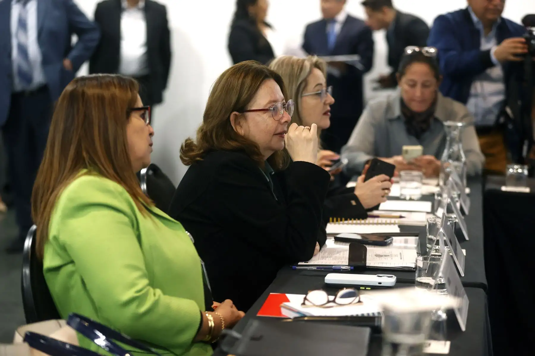 Ministra de Educación, Magnet Márquez, lidera reunión preparatoria entre el Ministerio de Educación y los directores y gerentes regionales de Educación de todo el país cuya finalidad es la construcción de una agenda educativa intergubernamental nacional.
 Foto: ANDINA/Vidal Tarqui