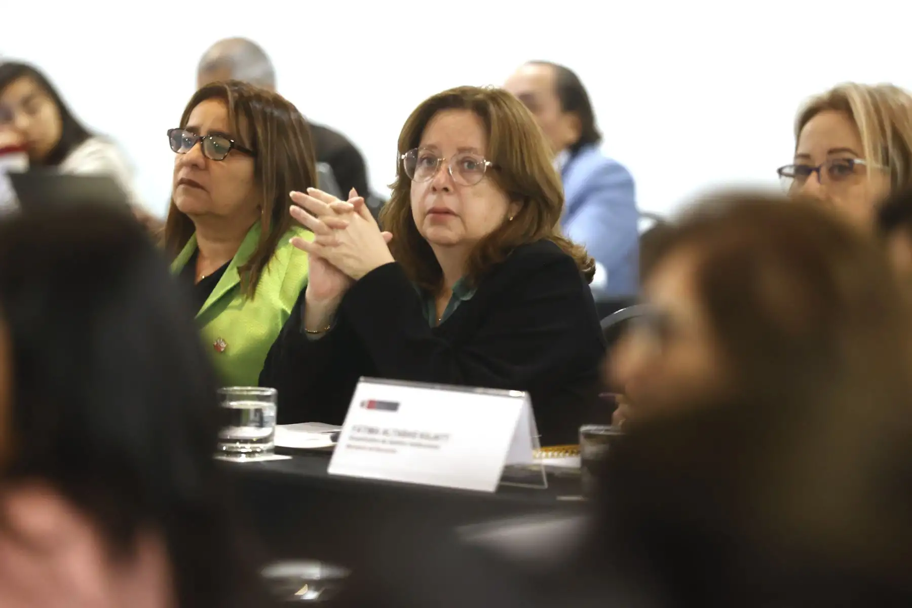 La ministra de Educación, Magnet Márquez, liderará la reunión preparatoria entre el Ministerio de Educación y los directores y gerentes regionales de Educación de todo el país cuya finalidad es la construcción de una agenda educativa intergubernamental nacional. Foto: ANDINA/Vidal Tarqui