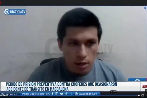 PJ dicta comparecencia con restricciones a abogado que chocó movilidad escolar. Foto:ANDINA/Difusión