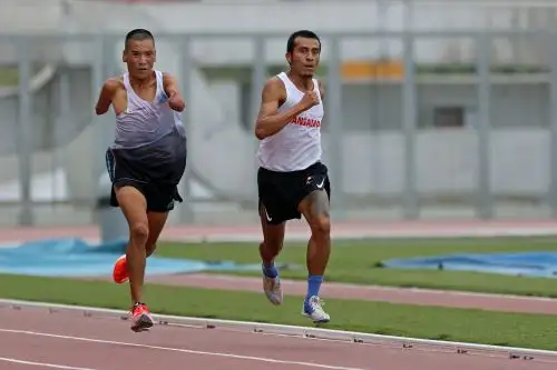 Efraín Sotacuro y Carlos Sangama entrenaron en el Estadio Atlético Legado