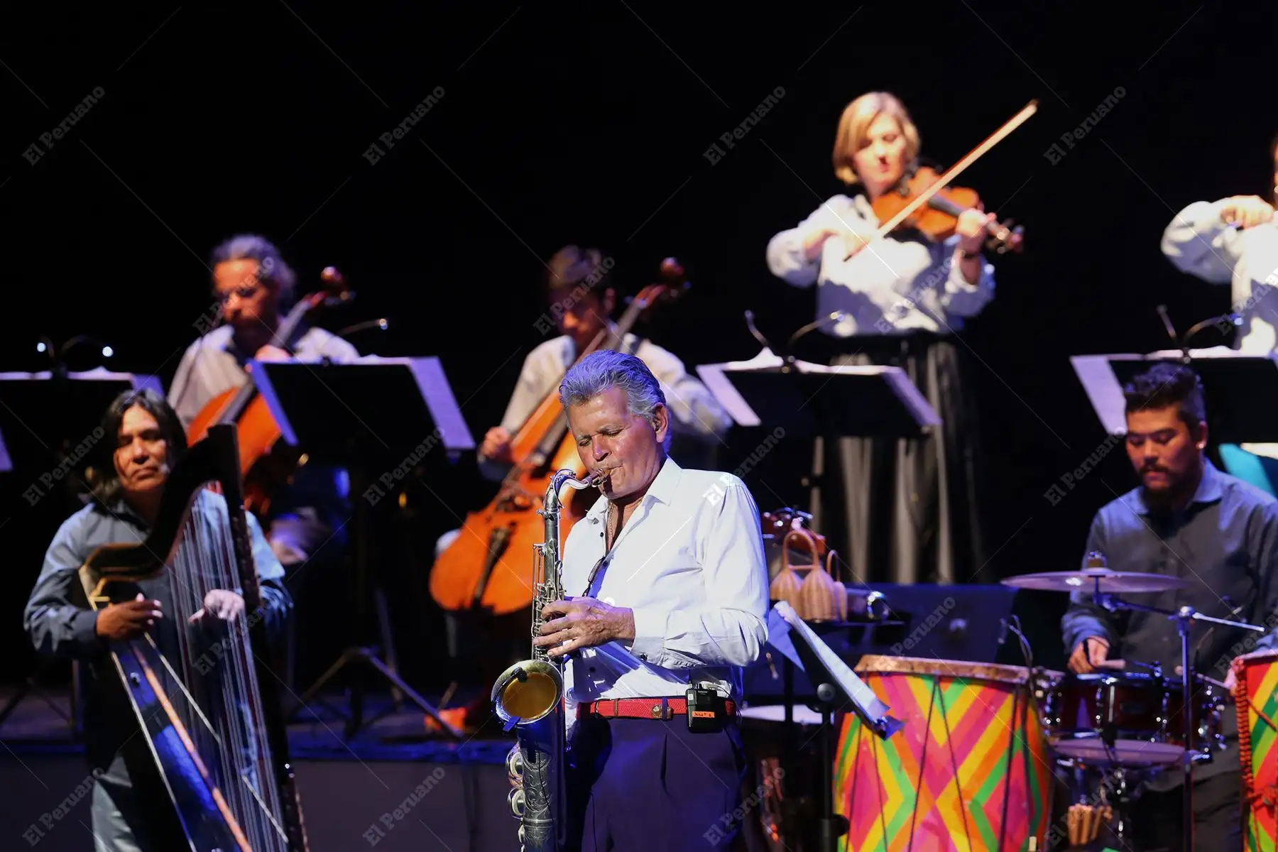Lima - 25 mayo 2018 / El músico Jean Pierre Magnet presenta "El Perú Mágico" en el Gran Teatro Nacional. Foto: Diario Oficial El Peruano / Dante Zegarra