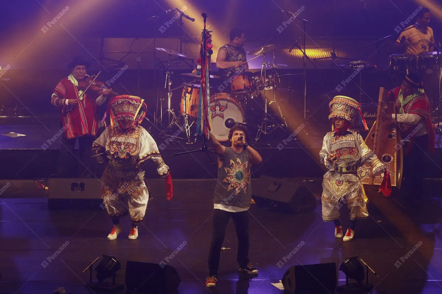 Lima - 24 enero 2019 / Concierto de La Sarita, banda de rock fusión, en el Gran Teatro Nacional. Foto: Diario Oficial El Peruano / Juan Carlos Guzmán