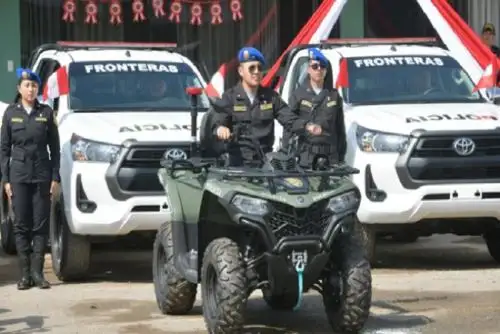 El equipamiento adquirido potenciará la labor policial en los puestos de vigilancia de frontera Alto Perú, Tripartito, Coronel Francisco Bolognesi, Santa Rosa, Vila Vilani, Paso de los Vientos y Bocatoma.