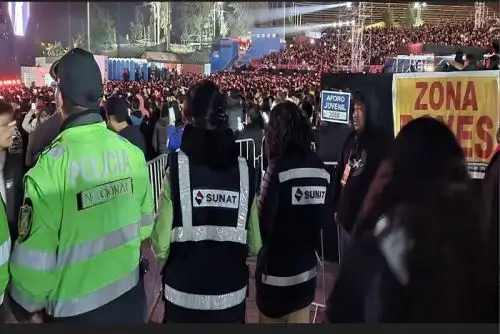 Arequipa:Sunat recaudó más de S/ 10 millones por conciertos en entradas, comidas y bebidas